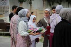 خطبة وصلاة عيد الفطر المبارك في ساحات مدارس الرضوان